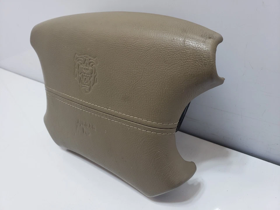 ✅ 01-03 OEM Jaguar XJ8 XJR Volante Delantero Izquierdo Airbag Beige NOTA* Foto 3 de 4