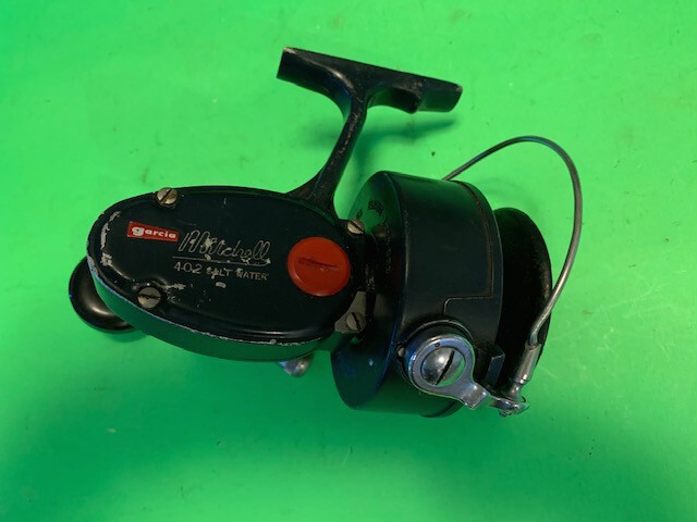 VINTAGE RARE GARCIA MITCHELL 402 HIGH SPEED SALT WATER SPINNING