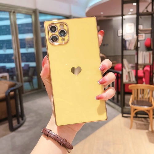 For iPhone 16 15 14 13 Pro Max 12 11 7 8 Plus Angle Plating Silicone Case Cover - Picture 18 of 21