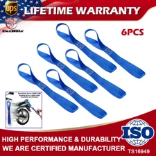 Soft Loop Tie Down Straps 6PCS Lashing 4500LBS Heavy Duty Motorcycle Handlebar
