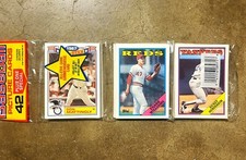 1988 Topps Star Rack Pack Rickey Henderson Base On Top McGwire Rookie Cup Bottom