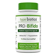 Pro-Bifido Probiotic Support for Ages 50 Plus„60 Vegetarian Tablets | 7 Targeted