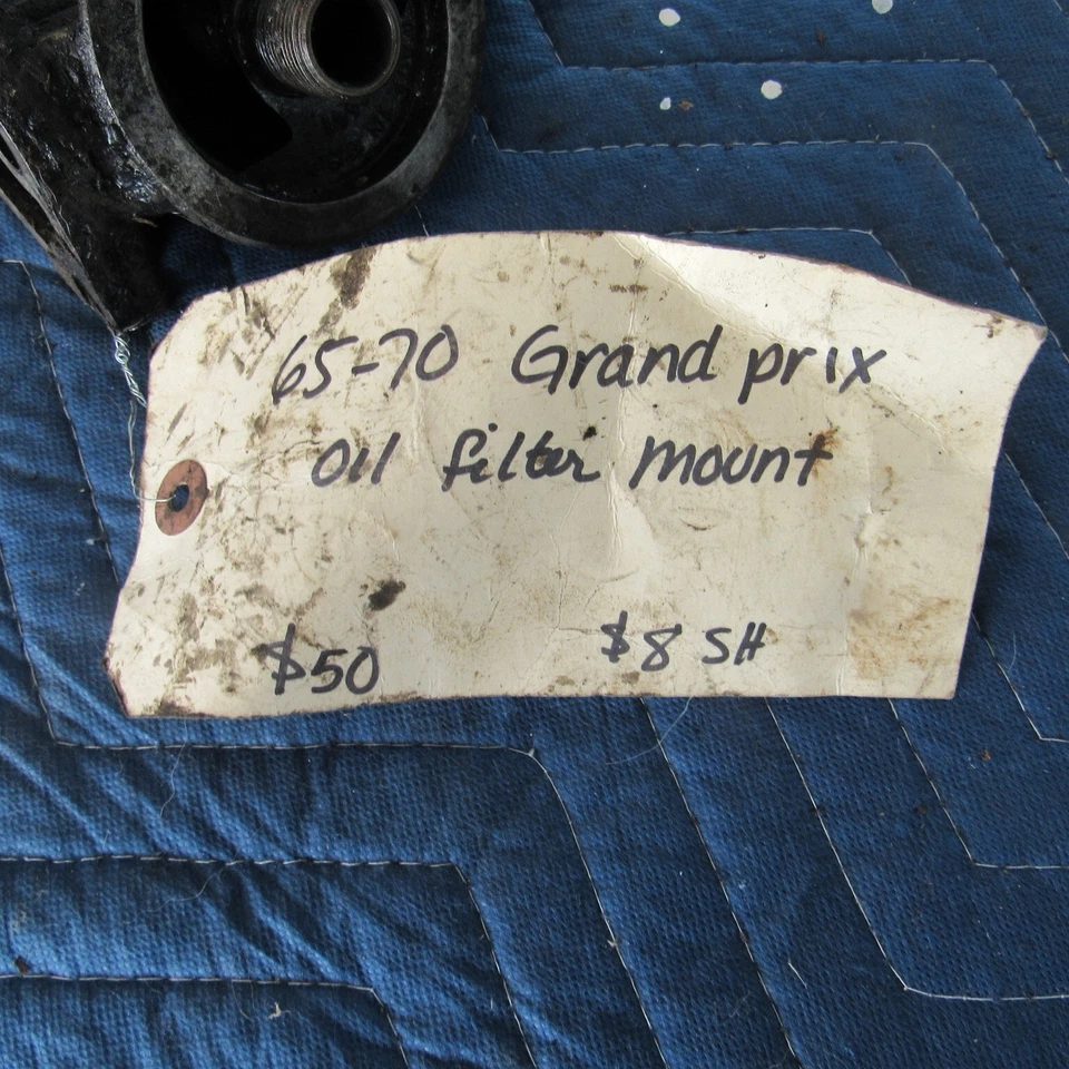 1965 1966 1967 1968 1970 pontiac bonneville catalina grand prix oil filter mount - Изображение 2 из 4