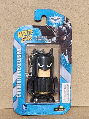 Batman Write Ems Collectible Character Pencils Convention Exclusive NYCC 2014