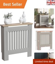Arlington Olive Grey Radiator Cover with Easy Clip On Assembly - Small & Elegant