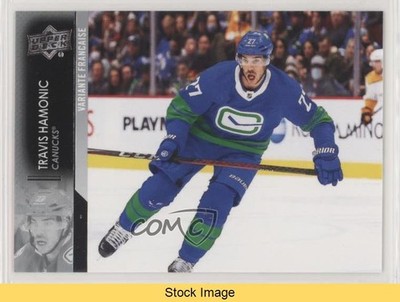 2021-22 Upper Deck Series 2 French Travis Hamonic #424 READ 09wc
