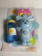 Sun Squad Blue Bunny Bubble Blower Blaster NEW