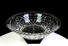 Anchor Hocking Stars and Bars Pressed Glass Serving Bowl 10.75" — listing 6