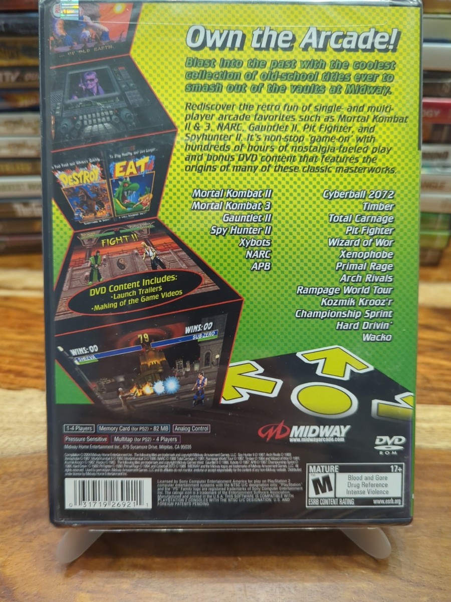PS2 海外正規品 新品未開封 midway arcade treasures2 Amazon.com: Midway Arcade Treasures 2 - PlayStation 2