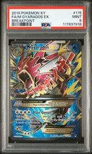 Pokemon XY Mega M Gyarados EX Full Art 115/122 Breakpoint 115 MINT PSA 9 2016