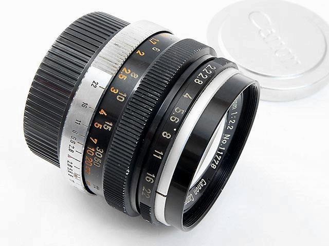Canon 50mm F2.2 Standard Prime Lens L39 Leica Full Frame Excellent