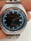 TIMEX SILVER TONE 21J W/ DATE VINTAGE MENS WATCH 66550 7571 WIND UP - WORKING