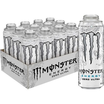 Monster Energy Mega Ultra Zero Cans, 24 Oz - Pack of 12