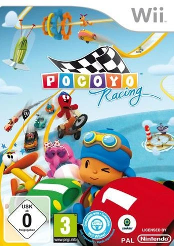 POCOYO RACING DE ZINKIA PARA LA NINTENDO Wii VERSION PAL EUROPE EN BUEN ESTADO