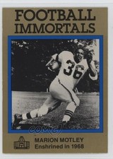 1985-88 Football Immortals Marion Motley #87 HOF 1oa8