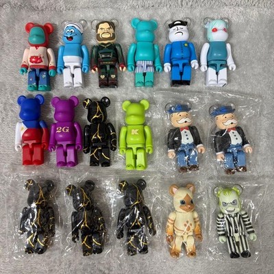 Medicom Toy BE@RBRICK 100 Percent 17 Piece Set Collectible Figures Rare Limited