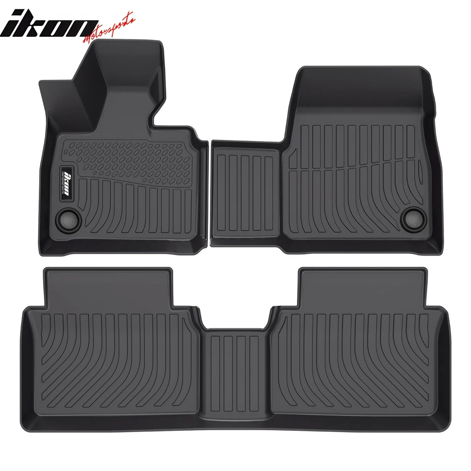 Fits 14-19 BMW I01 i3 Floor Mats TPE Carpets 3D All Weather 1st 2nd Row Liner