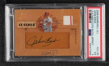 2005 Donruss Leather & Lumber Cuts Jerseys /128 John Kruk #LC-33 PSA 5 Auto 1k2s