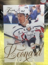 2025-26 Fleer Flair Hockey RYAN LEONARD Rookie (Washington Capitals)