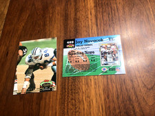1992 JAY NOVACEK DALLAS COWBOYS  VTG MINT TOPPS STADIUM CLUB 489 rookie card. rookie card picture