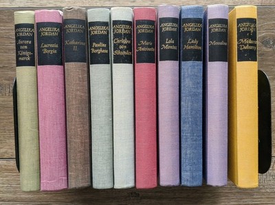 Angelika Jordan German Books Lot 10 Rare Vintage - NVS3