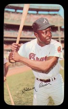 1971 Topps Super Set-Break # 44 Hank Aaron NR-MINT *GMCARDS*