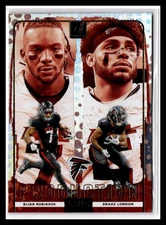 2024 Donruss #16 Bijan Robinson / Drake London Production Line