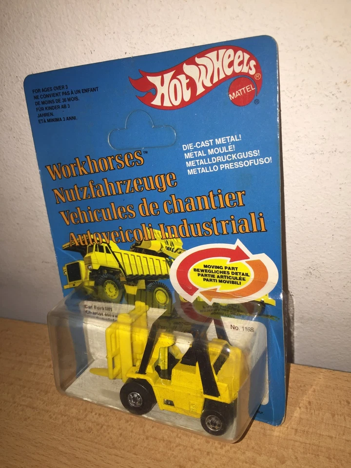 Carretilla elevadora Mattel Hot Wheels Workhorses Cat sin usar, en caja, 1983 Foto 2 de 4