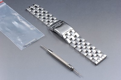 For Parts or Repair / Oris 8 20 50 Big Crown 7500 Watch Band Bracelet From JAPAN