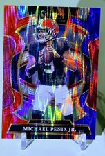 2025 Select Bijan Robinson + Michael Penix Jr. Red & Blue Prizm Shock 148 & 46 