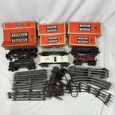 1952 Lionel 2034 Steam Engine 6 Car Train Set & Tracks 3472 6032 6035 6037 6066T