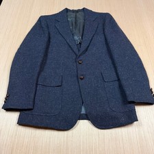 Vintage 60s 70s Tweed Fleck Atomic Blazer Sport Coat Jacket Size 40 Sheldon Hall
