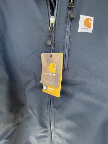 Carhartt Work Jacket Men's XL Tall Navy Nylon/Spandex/Polyester Crowley RN14806 - Picture 3 of 8