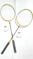 Higher Grade Badminton Rackets with Shuttlecocks 4 in 1 pack Boys and Girls