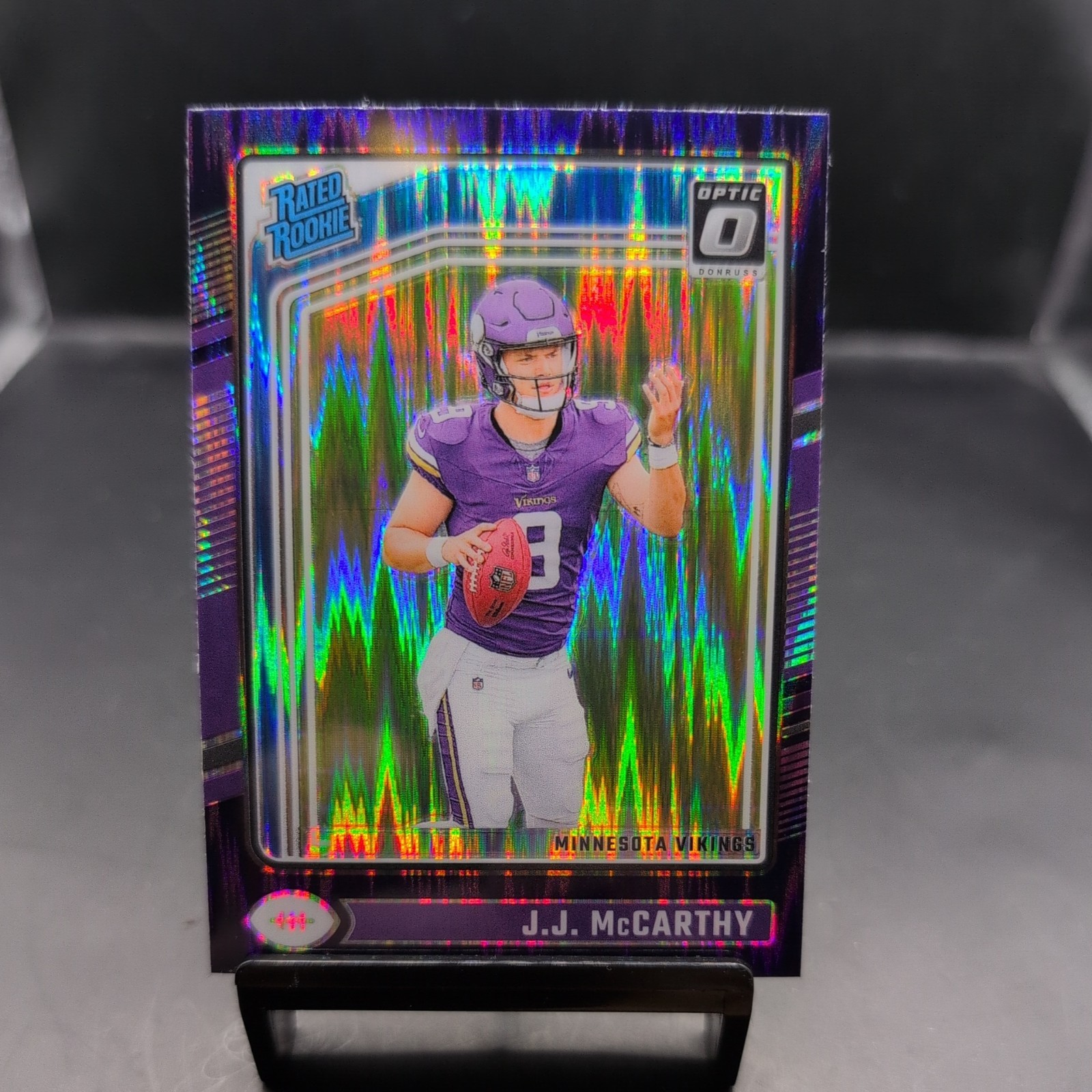 JJ Mccarthy Purple Shock Color Match 2024 Optic No. 235 (RC)