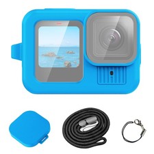 Silicone Protective Case Cover with Lens Cap Cover Lanyard for GoPro Hero 13