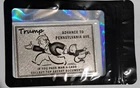 Sealed 1 Oz Pure Silver Donald Trump Advance to Pennsylvania Ave Monopoly Card