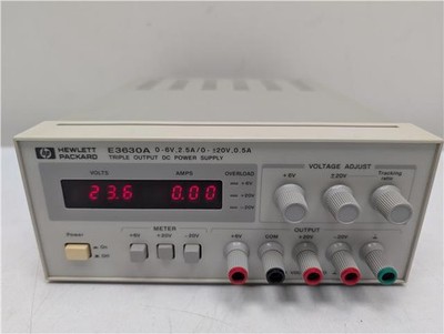 E3630A Keysight Agilent HP Triple Output DC Netzteil, 6V 2,5A 20V 0,5A 35W