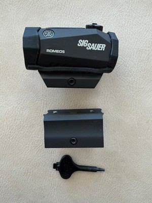 Sig Sauer ROMEO5 1x20mm 2 MOA Red Dot Sight with Mounts