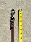 K9 Tactical Gear Heavy Duty Biothane Dog Leash, Short Adjustable Dark Brown — photo 4