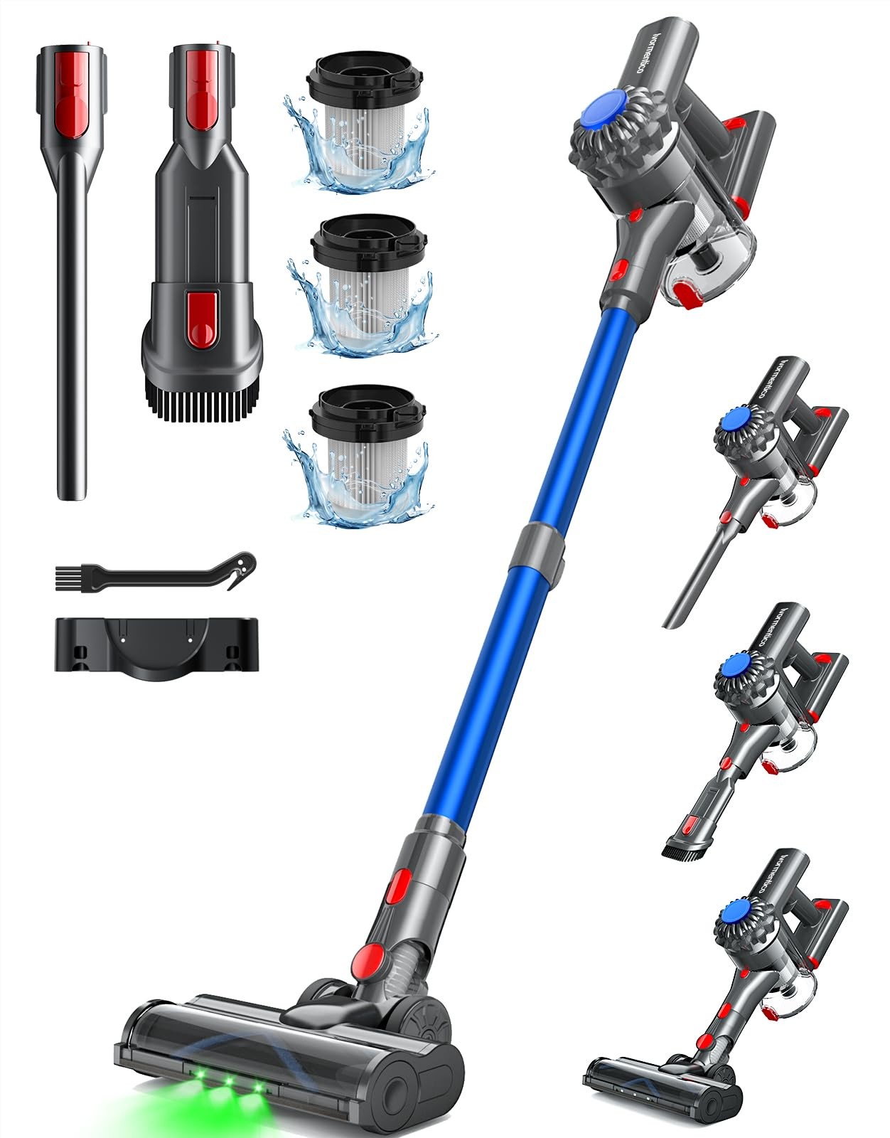 Ivormentico Aspirapolvere Senza Fili 50Mins/450W/40KPA Scopa Elettrica Senza