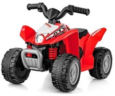 Kids Ride On ATV, 6V Electric Vehicle for Toddlers, 4 Wheeler Battery Garnet