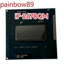 Intel Core i7-2670QM SR02N CPU 4 Cores 2.2GHz 6M Socket G2 Notebook Processor