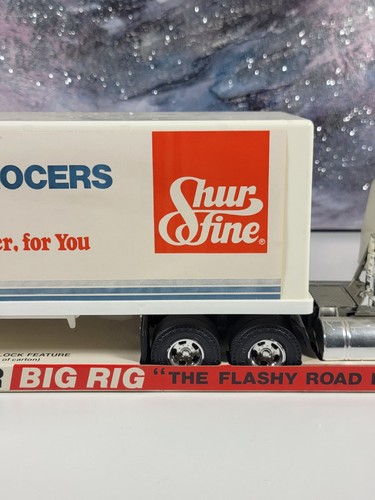 VTG PROCESSED PLASTICS COMPANY 18 WHEELER BIG RIG PLASTIC TOY SET #2250 BOXED - Picture 11 of 21