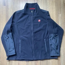 Unisex Chik-Fil-A Team Style Employee Fleece Full Zip Up Jacket - Size 2XL Blue