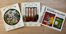 3 livres de motifs vitraux - (2) visites de maisons + (1) débutants à avancés