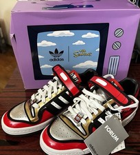 Image of Adidad X The Simpsons Forum 84 Low Simpsons Duff Beer H05801 (U.S Men Size 6.5)