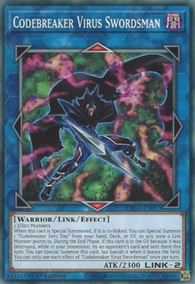 Yugioh! Codebreaker Virus Swordsman - ETCO-EN052 - Common - 1st Edition Near Min