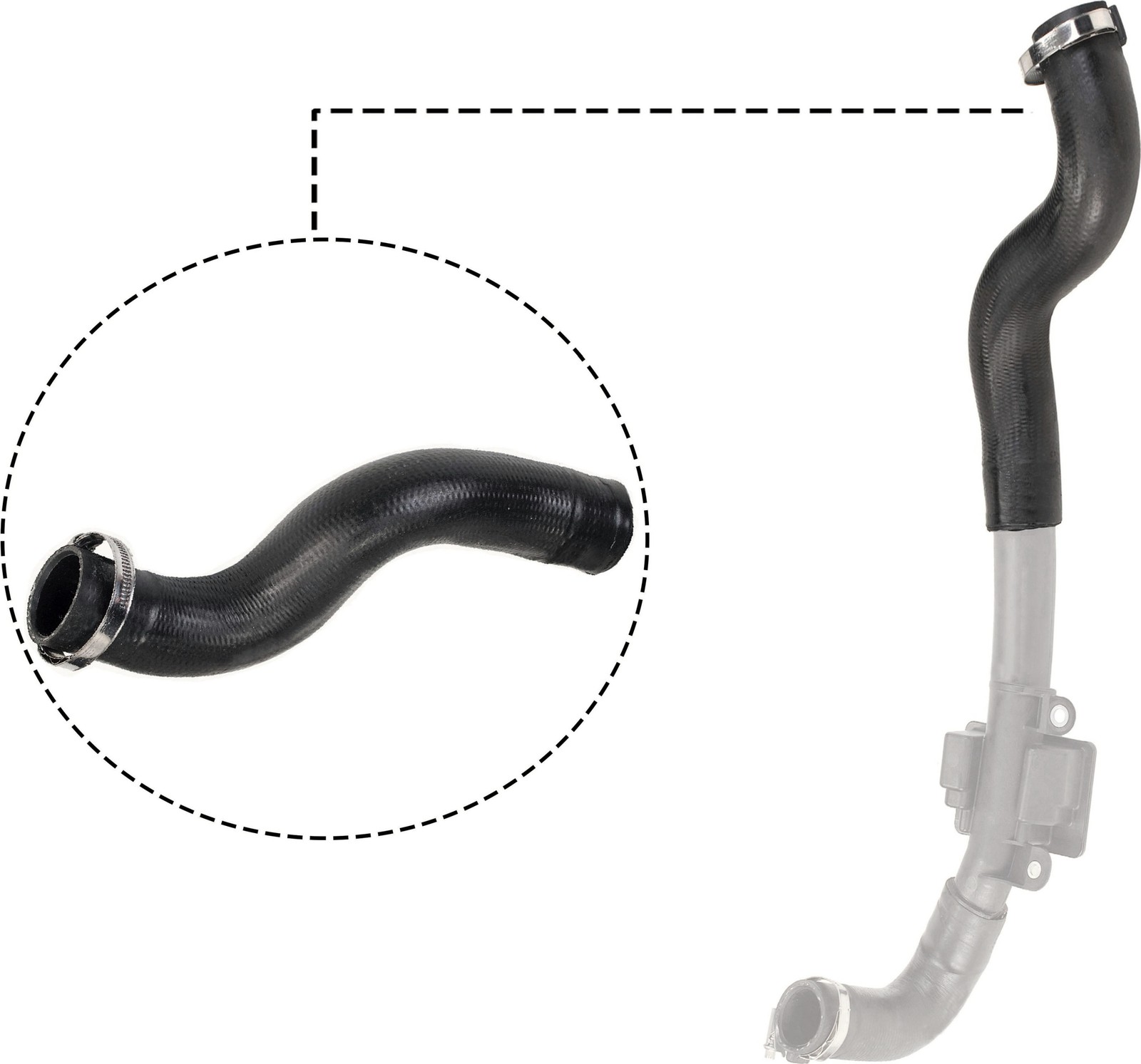 GATES-OE 09-0522 Charge Air Hose for RENAULT