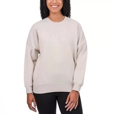 TUFF ATHLETICS Crewneck Pullover Sweatshirt Matte Pearl Sz XXL Fleece NWT Womens